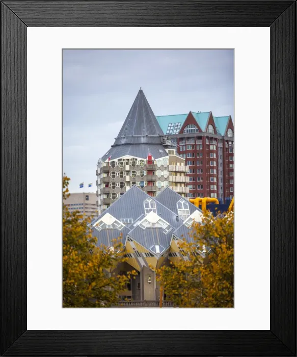 Framed Print : Cubic Houses (Kubuswoningen) designed by Piet Blom, Rotterdam, South Holland, The Netherlands, (Holland), Europe Framed Print : Cubic Houses (Kubuswoningen) designed by Piet Blom, Rotterdam, South Holland, The Netherlands, (Holland), Europe