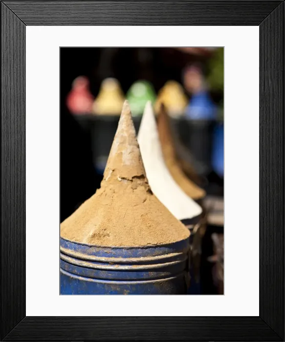 Framed Print : Spices in Market, Marrakesh Medina, Marrakesh, Morocco, North Africa, Africa Framed Print : Spices in Market, Marrakesh Medina, Marrakesh, Morocco, North Africa, Africa