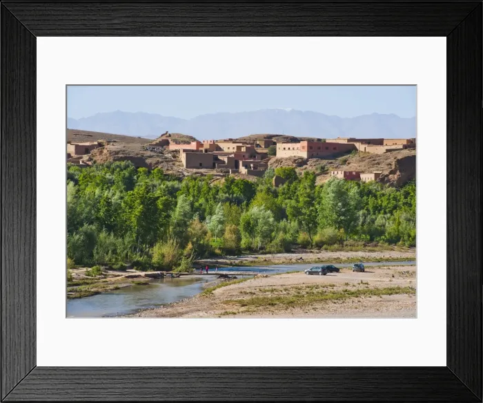 Framed Print : Typical Moroccan desert town in the Dades Valley, Morocco, North Africa, Africa Framed Print : Typical Moroccan desert town in the Dades Valley, Morocco, North Africa, Africa