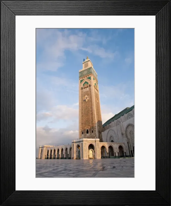 Framed Print : Exterior of Hassan II Mosque, Casablanca, Morocco, North Africa, Africa Framed Print : Exterior of Hassan II Mosque, Casablanca, Morocco, North Africa, Africa