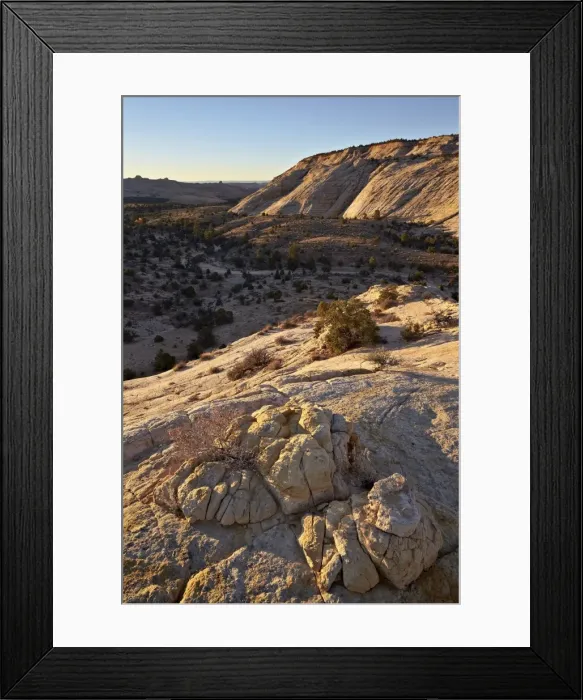 Framed Print : Sandstone, hills at first light, Grand Staircase-Escalante National Monument, Utah, United States of America, North America Framed Print : Sandstone, hills at first light, Grand Staircase-Escalante National Monument, Utah, United States of America, North America