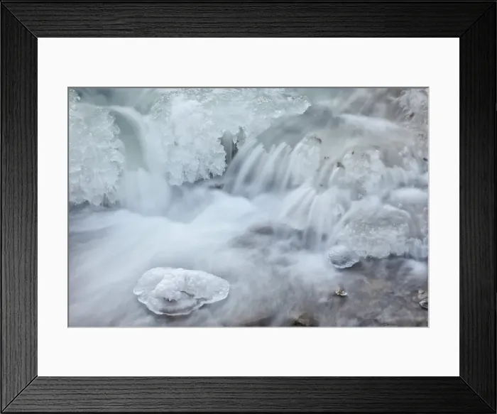 Framed Print : Cascades on the partially frozen San Miguel River, San Miguel County, Colorado, United States of America, North America Framed Print : Cascades on the partially frozen San Miguel River, San Miguel County, Colorado, United States of America, North America