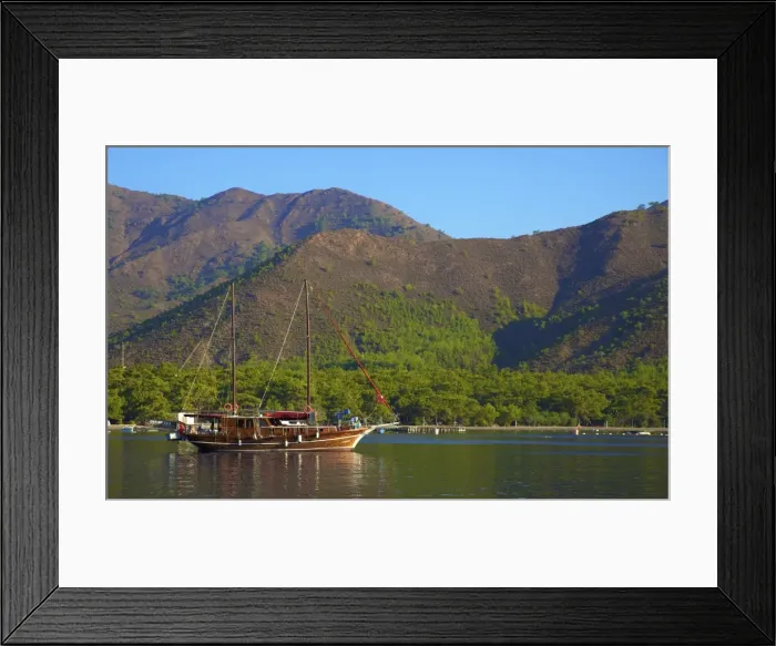 Framed Print : Gulet, Anatolia, Turkey, Asia Minor, Eurasia Framed Print : Gulet, Anatolia, Turkey, Asia Minor, Eurasia
