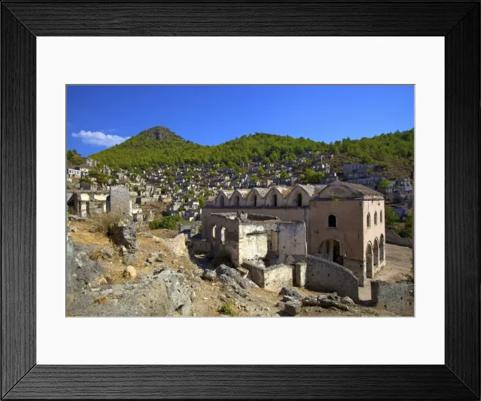 Framed Print : Ghost Town of Kayakoy, Anatolia, Turkey, Asia Minor, Eurasia Framed Print : Ghost Town of Kayakoy, Anatolia, Turkey, Asia Minor, Eurasia