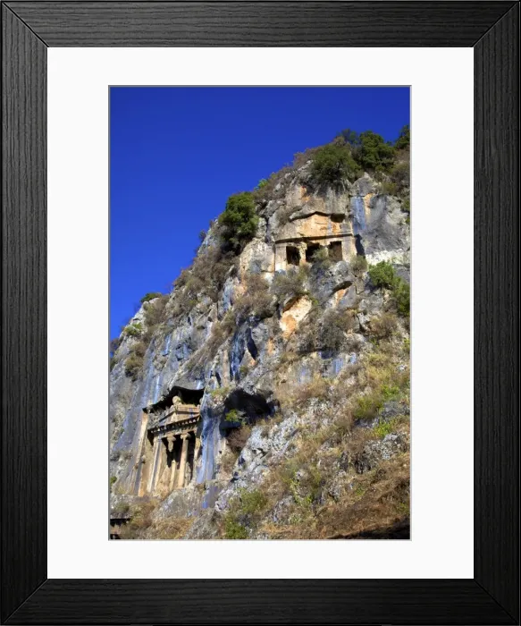 Framed Print : Lycian Rock Tombs, Fethiye, Anatolia, Turkey, Asia Minor, Eurasia Framed Print : Lycian Rock Tombs, Fethiye, Anatolia, Turkey, Asia Minor, Eurasia