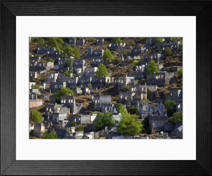 Framed Print : Ghost Town of Kayakoy, Anatolia, Turkey, Asia Minor, Eurasia Framed Print : Ghost Town of Kayakoy, Anatolia, Turkey, Asia Minor, Eurasia