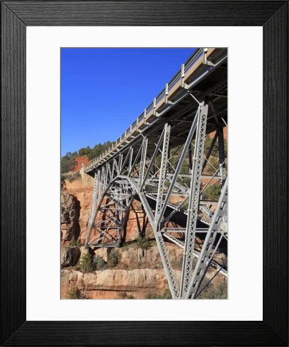 Framed Print : Midgley Bridge in Sedona, Arizona, United States of America, North America Framed Print : Midgley Bridge in Sedona, Arizona, United States of America, North America