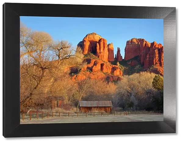 Cathedral Rock at Red Rock Crossing, Sedona, Arizona, United States of America, North America