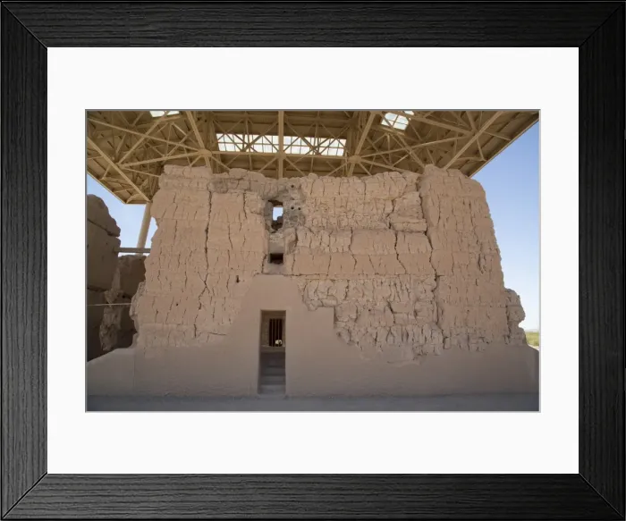 Framed Print : Casa Grande (Great House) Ruins National Monument, home to the Sonora Desert people, founded near 400 AD, abandoned about 1450 AD, Coolidge, Arizona, United States of America, North America Framed Print : Casa Grande (Great House) Ruins National Monument, home to the Sonora Desert people, founded near 400 AD, abandoned about 1450 AD, Coolidge, Arizona, United States of America, North America