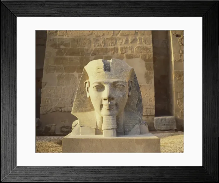 Framed Print : Statue of a Colossi at the Entrance to Luxor Temple in Egypt Framed Print : Statue of a Colossi at the Entrance to Luxor Temple in Egypt