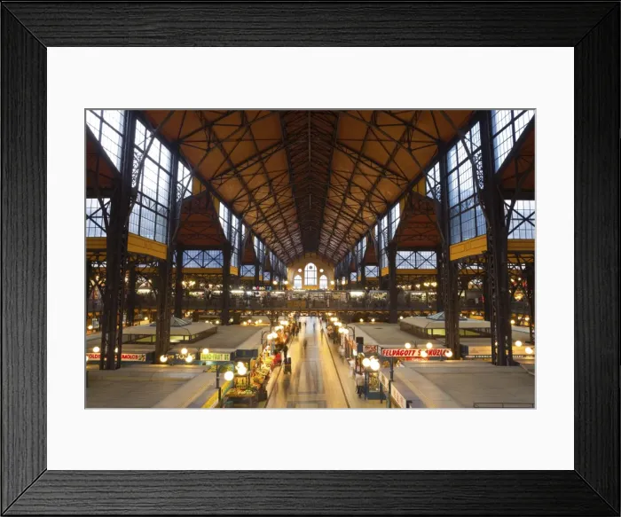 Framed Print : Central Markets, Budapest, Hungary, Europe Framed Print : Central Markets, Budapest, Hungary, Europe