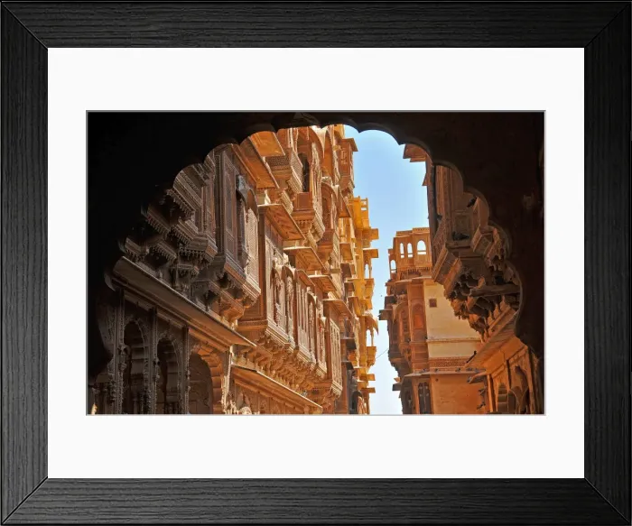 Framed Print : Patwa havelis, renowned private mansion in Jaisalmer, Rajasthan, India, Asia Framed Print : Patwa havelis, renowned private mansion in Jaisalmer, Rajasthan, India, Asia