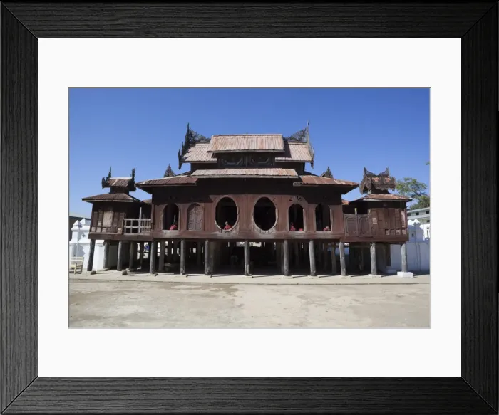 Framed Print : Shwe Yan Pyay monastery, Nyaungshwe, Inle Lake, Shan State, Myanmar (Burma), Asia Framed Print : Shwe Yan Pyay monastery, Nyaungshwe, Inle Lake, Shan State, Myanmar (Burma), Asia