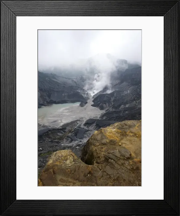 Framed Print : Hot volcanic steam rising into monsoon clouds from Kawah Ratu (Queens Crater) of Mount Tangkuban, Perahu, Bandung, Java, Indonesia, Southeast Asia, Asia Framed Print : Hot volcanic steam rising into monsoon clouds from Kawah Ratu (Queens Crater) of Mount Tangkuban, Perahu, Bandung, Java, Indonesia, Southeast Asia, Asia