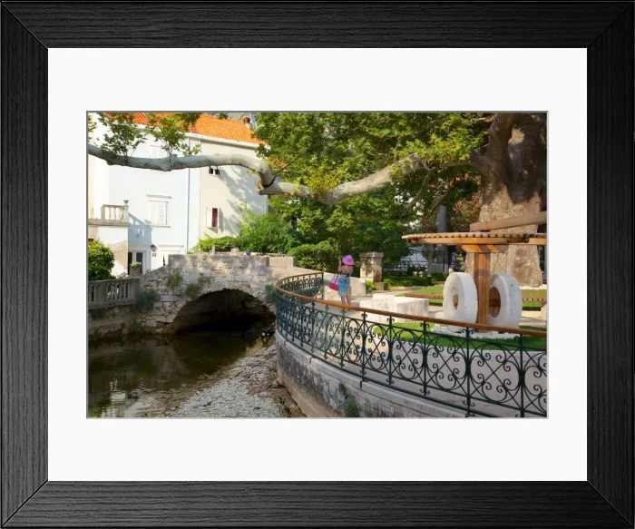 Framed Print : Village centre, Mlini, Dubrovnik Riviera, Dalmatia, Croatia, Europe Framed Print : Village centre, Mlini, Dubrovnik Riviera, Dalmatia, Croatia, Europe