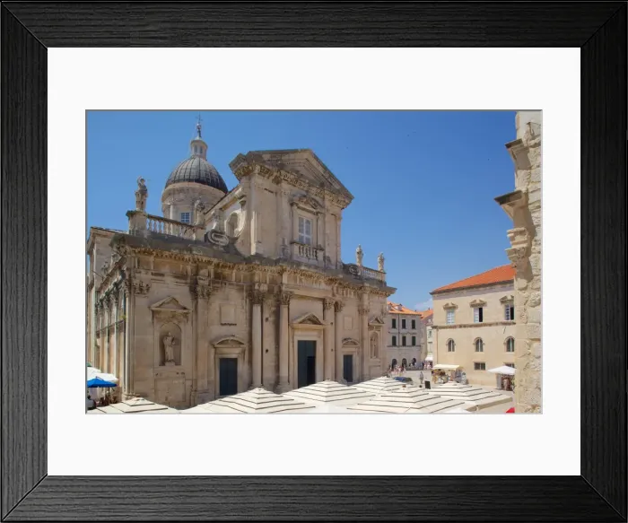 Framed Print : Cathedral, UNESCO World Heritage Site, Dubrovnik, Dalmatian Coast, Dalmatia, Croatia, Europe Framed Print : Cathedral, UNESCO World Heritage Site, Dubrovnik, Dalmatian Coast, Dalmatia, Croatia, Europe