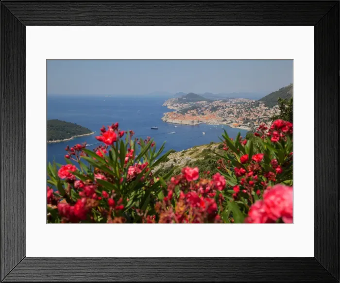 Framed Print : View of Old Town from above town, UNESCO World Heritage Site, Dubrovnik, Dalmatian Coast, Dalmatia, Croatia, Europe Framed Print : View of Old Town from above town, UNESCO World Heritage Site, Dubrovnik, Dalmatian Coast, Dalmatia, Croatia, Europe