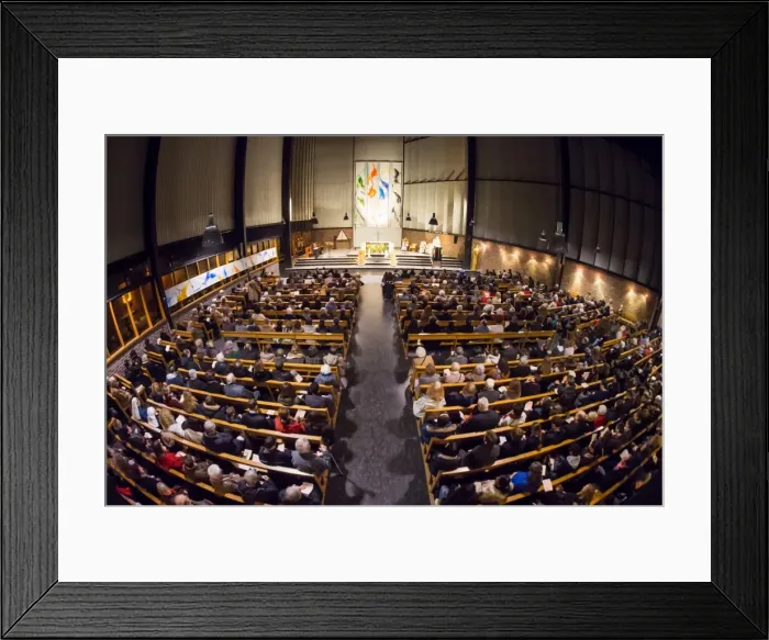 Framed Print : Catholic Mass, Paris, France, Europe Framed Print : Catholic Mass, Paris, France, Europe