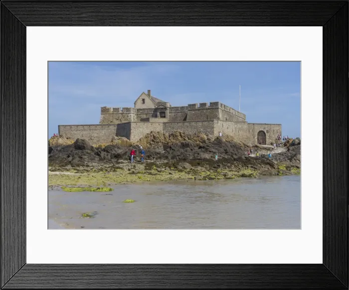 Framed Print : Fort National, St. Malo, Britanny, France, Europe Framed Print : Fort National, St. Malo, Britanny, France, Europe