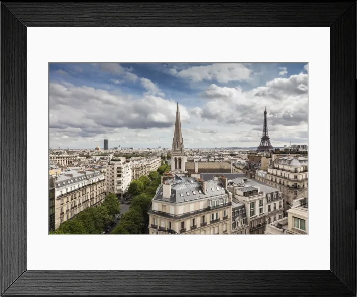 Framed Print : American Cathedral and the Eiffel Tower, Paris, France, Europe Framed Print : American Cathedral and the Eiffel Tower, Paris, France, Europe