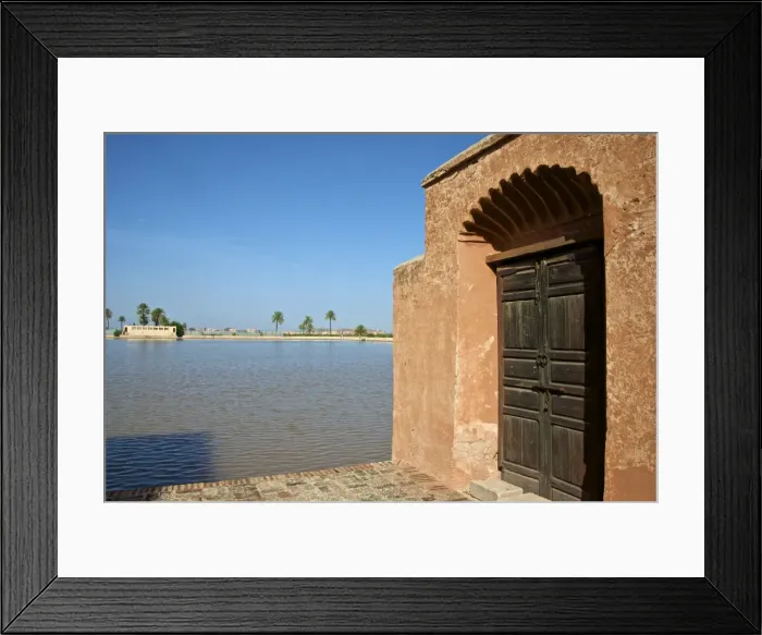 Framed Print : Water Basin dating from the 12th century Almohade period and Pavilion, Menara Gardens, Marrakech, Morocco, North Africa, Africa Framed Print : Water Basin dating from the 12th century Almohade period and Pavilion, Menara Gardens, Marrakech, Morocco, North Africa, Africa
