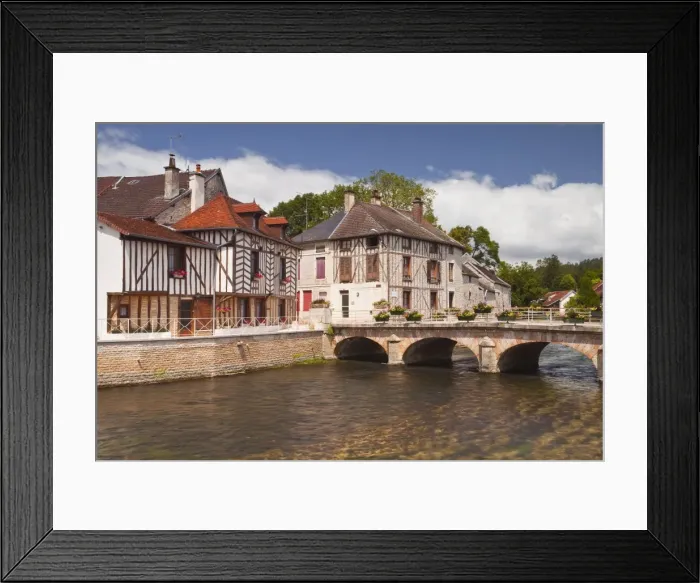 Framed Print : Half timbered houses in the village of Essoyes, Aube, Champagne-Ardennes, France, Europe Framed Print : Half timbered houses in the village of Essoyes, Aube, Champagne-Ardennes, France, Europe