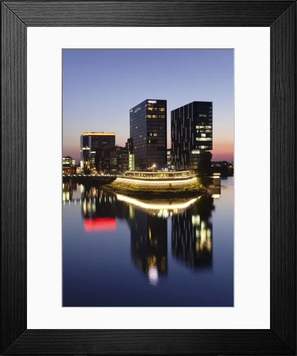 Framed Print : Hyatt Hotel at Handelshafen, Medienhafen, Dusseldorf, North Rhine Westphalia, Germany, Europe Framed Print : Hyatt Hotel at Handelshafen, Medienhafen, Dusseldorf, North Rhine Westphalia, Germany, Europe