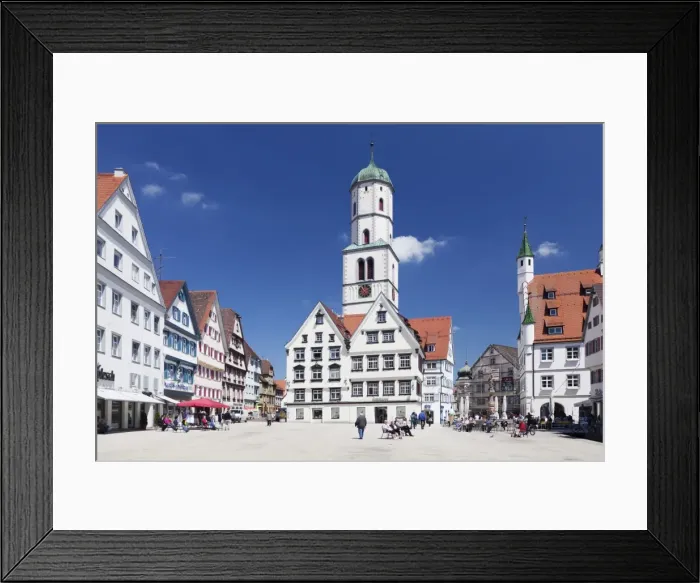 Framed Print : Market Square, Sankt Martin church and town hall, Biberach an der Riss, Oberschwaben, Baden Wurttemberg, Germany, Europe Framed Print : Market Square, Sankt Martin church and town hall, Biberach an der Riss, Oberschwaben, Baden Wurttemberg, Germany, Europe
