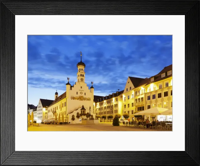 Framed Print : Town Hall, Kempten, Schwaben, Bavaria, Germany, Europe Framed Print : Town Hall, Kempten, Schwaben, Bavaria, Germany, Europe