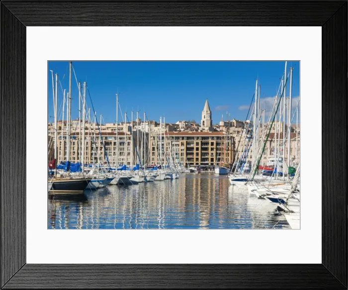 Framed Print : View across the Vieux Port, Marseille, Bouches-du-Rhone, Provence-Alpes-Cote-d Azur, France, Mediterranean, Europe Framed Print : View across the Vieux Port, Marseille, Bouches-du-Rhone, Provence-Alpes-Cote-d Azur, France, Mediterranean, Europe