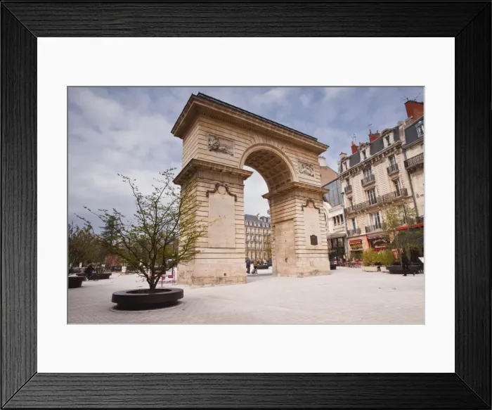 Framed Print : Porte Guillaume and Place Darcy in the centre of Dijon, Burgundy, France, Europe Framed Print : Porte Guillaume and Place Darcy in the centre of Dijon, Burgundy, France, Europe