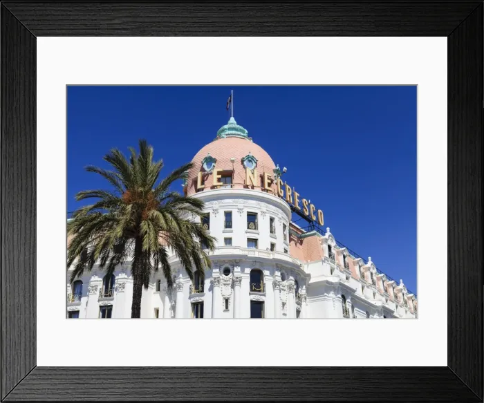 Framed Print : Hotel Negresco, Promenade des Anglais, Nice, Alpes Maritimes, Provence, Cote d Azur, French Riviera, France, Europe Framed Print : Hotel Negresco, Promenade des Anglais, Nice, Alpes Maritimes, Provence, Cote d Azur, French Riviera, France, Europe