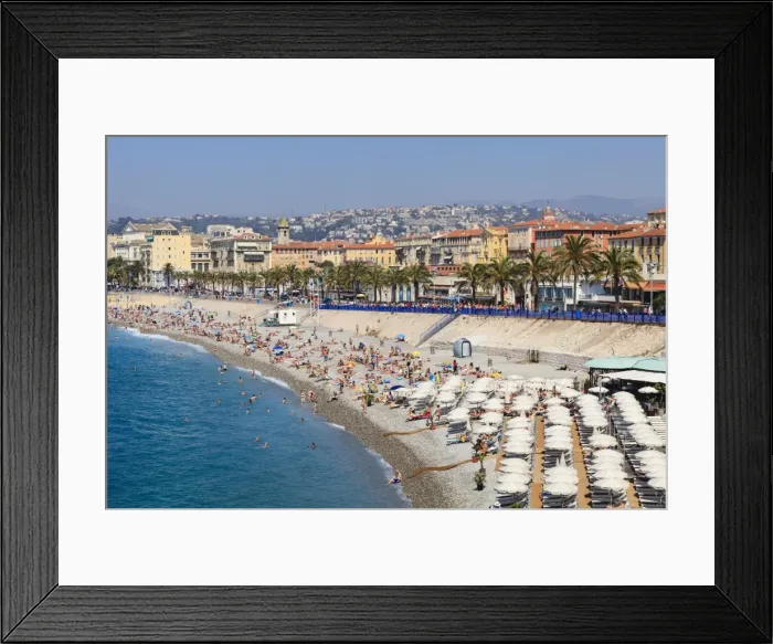 Framed Print : Baie des Anges and Promenade Anglais, Nice, Alpes Maritimes, Provence, Cote d Azur, French Riviera, France, Mediterranean, Europe Framed Print : Baie des Anges and Promenade Anglais, Nice, Alpes Maritimes, Provence, Cote d Azur, French Riviera, France, Mediterranean, Europe