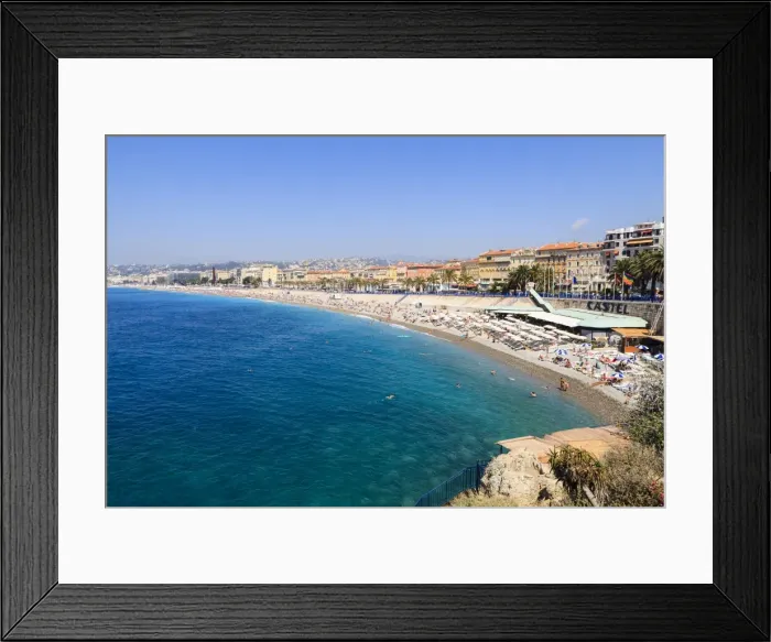 Framed Print : Baie des Anges and Promenade Anglais, Nice, Alpes Maritimes, Provence, Cote d Azur, French Riviera, France, Mediterranean, Europe Framed Print : Baie des Anges and Promenade Anglais, Nice, Alpes Maritimes, Provence, Cote d Azur, French Riviera, France, Mediterranean, Europe