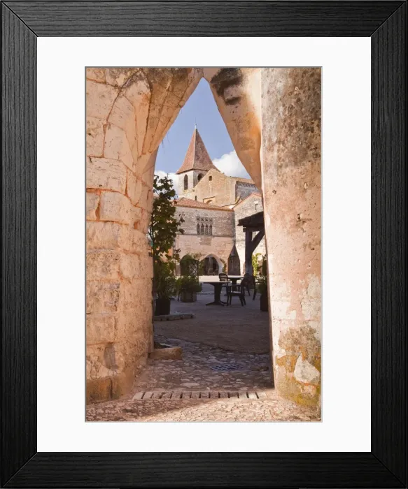 Framed Print : Eglise Saint Dominique in the village of Monpazier, one of the Beaux Villages de France, Dordogne, France, Europe Framed Print : Eglise Saint Dominique in the village of Monpazier, one of the Beaux Villages de France, Dordogne, France, Europe