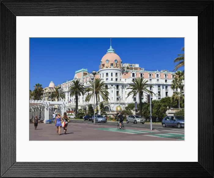 Framed Print : Hotel Negresco, Promenade des Anglais, Nice, Alpes Maritimes, Provence, Cote d Azur, French Riviera, France, Europe Framed Print : Hotel Negresco, Promenade des Anglais, Nice, Alpes Maritimes, Provence, Cote d Azur, French Riviera, France, Europe