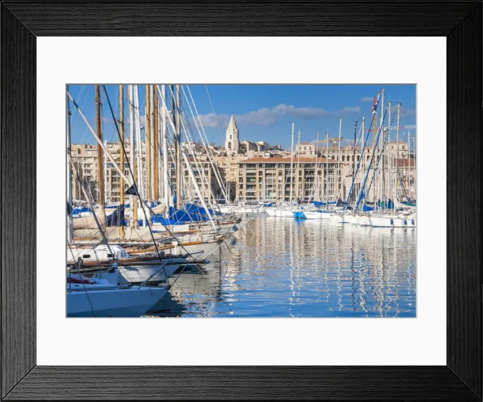 Framed Print : View across the Vieux Port, Marseille, Bouches-du-Rhone, Provence-Alpes-Cote-d Azur, France, Mediterranean, Europe Framed Print : View across the Vieux Port, Marseille, Bouches-du-Rhone, Provence-Alpes-Cote-d Azur, France, Mediterranean, Europe