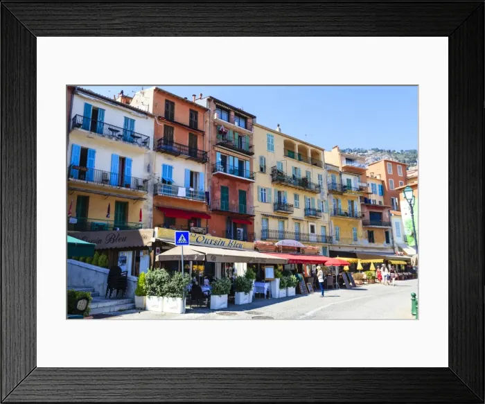 Framed Print : Villefranche-sur-Mer, Alpes Maritimes, Provence, Cote d Azur, French Riviera, France, Europe Framed Print : Villefranche-sur-Mer, Alpes Maritimes, Provence, Cote d Azur, French Riviera, France, Europe