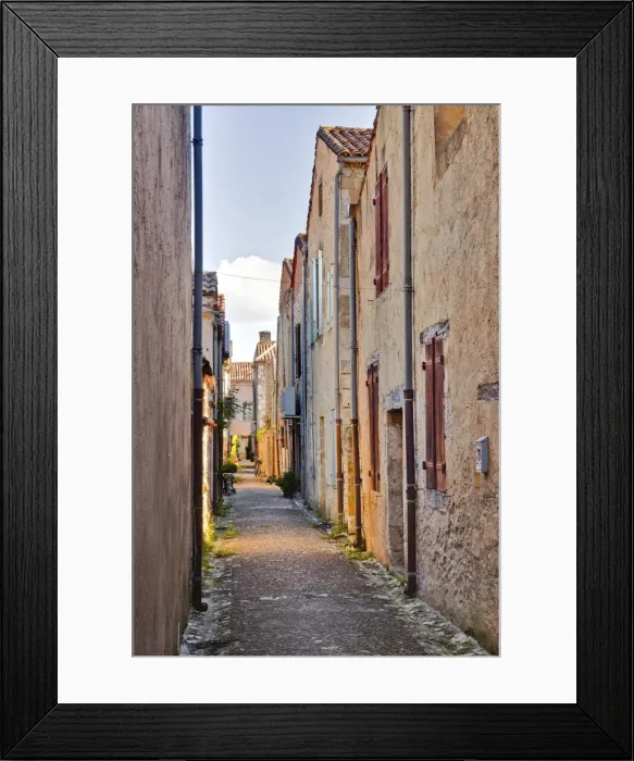 Framed Print : The narrow streets of Monpazier, one of the Beaux Villages de France, Dordogne, France, Europe Framed Print : The narrow streets of Monpazier, one of the Beaux Villages de France, Dordogne, France, Europe