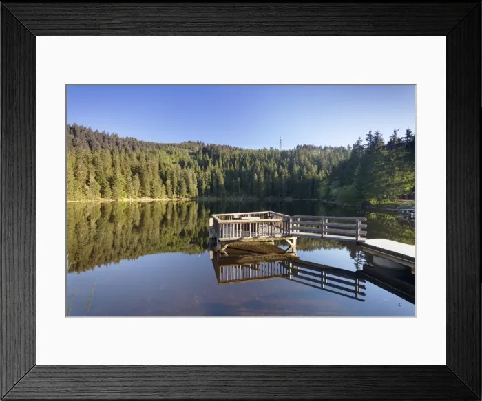 Framed Print : Hornisgrinde mountain reflecting in Lake Mummelsee, Black Forest, Baden Wurttemberg, Germany, Europe Framed Print : Hornisgrinde mountain reflecting in Lake Mummelsee, Black Forest, Baden Wurttemberg, Germany, Europe
