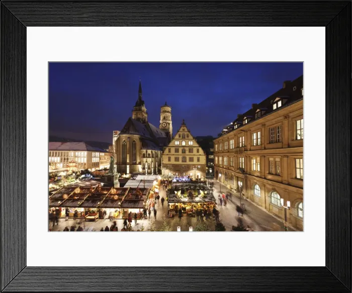 Framed Print : Christmas fair on Schillerplatz square with Stiftskirche church, Stuttgart, Baden Wurttemberg, Germany, Europe Framed Print : Christmas fair on Schillerplatz square with Stiftskirche church, Stuttgart, Baden Wurttemberg, Germany, Europe