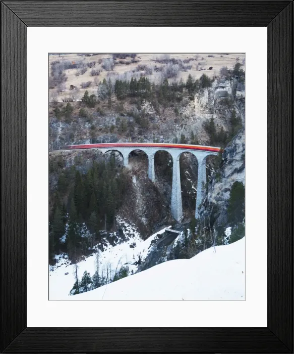 Framed Print : Landwasser Viaduct, Bernina Express railway line, UNESCO World Heritage Site, Graubunden, Swiss Alps, Switzerland, Europe Framed Print : Landwasser Viaduct, Bernina Express railway line, UNESCO World Heritage Site, Graubunden, Swiss Alps, Switzerland, Europe