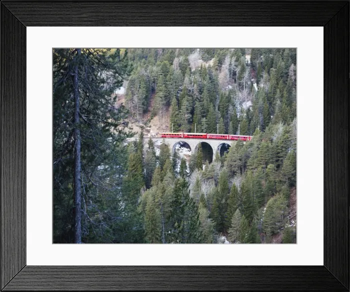 Framed Print : Landwasser Viaduct, Bernina Express railway line, UNESCO World Heritage Site, Graubunden, Swiss Alps, Switzerland, Europe Framed Print : Landwasser Viaduct, Bernina Express railway line, UNESCO World Heritage Site, Graubunden, Swiss Alps, Switzerland, Europe