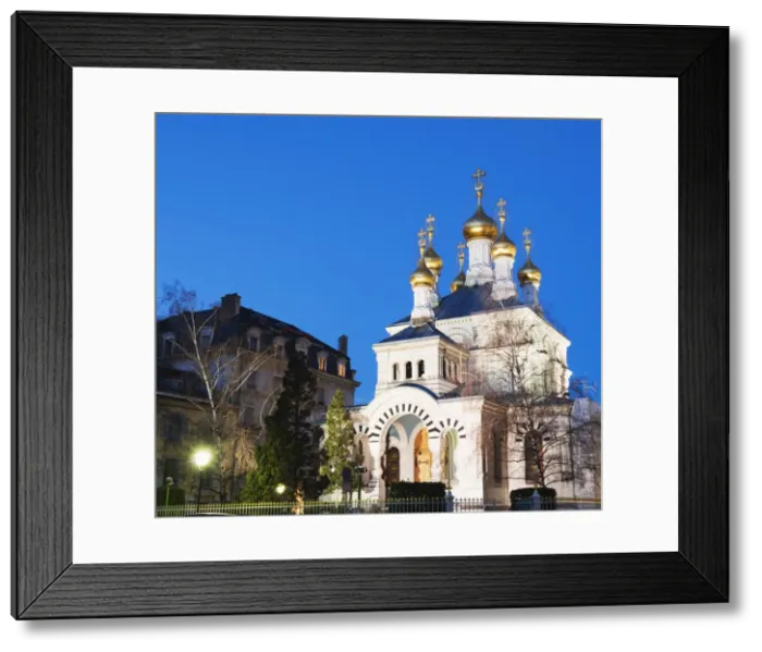 Framed Print : Russian Orthodox church, Geneva, Switzerland, Europe Framed Print : Russian Orthodox church, Geneva, Switzerland, Europe