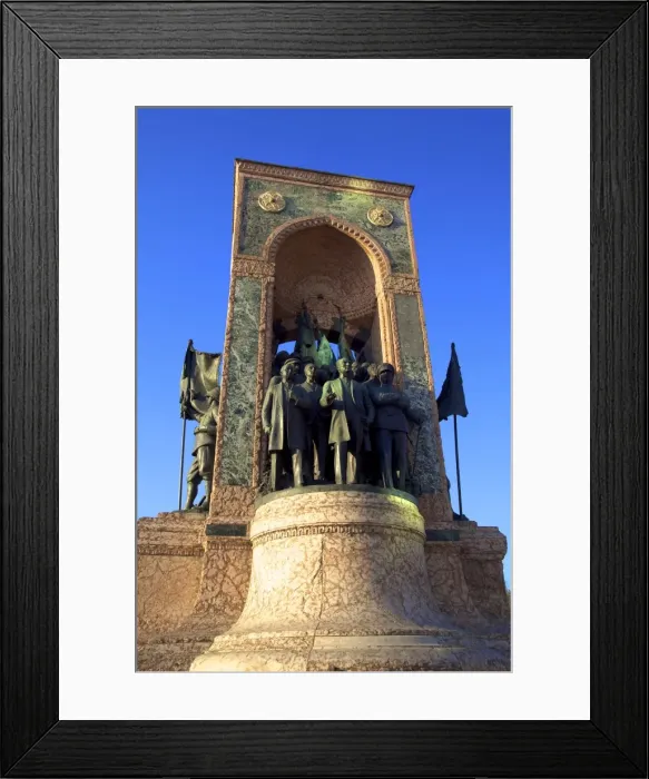 Framed Print : Republic Monument, Taksim Square, Istanbul, Turkey, Europe Framed Print : Republic Monument, Taksim Square, Istanbul, Turkey, Europe