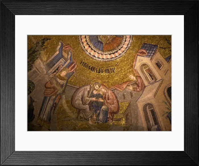 Framed Print : Mosaic depicting Infancy of Christ, interior of Church of St. Saviour in Chora (Kariye Camii), UNESCO World Heritage Site, Istanbul, Turkey, Europe Framed Print : Mosaic depicting Infancy of Christ, interior of Church of St. Saviour in Chora (Kariye Camii), UNESCO World Heritage Site, Istanbul, Turkey, Europe