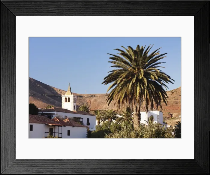 Framed Print : Iglesia de Santa Maria, Betancuria, Fuerteventura, Canary Islands, Spain, Europe
