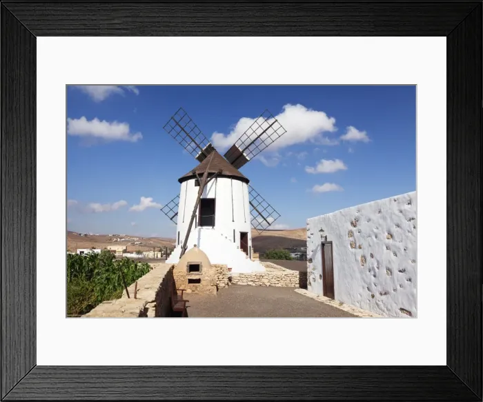 Framed Print : Windmill museum (Centro de Interpretacion de los Molinos), Tiscamanita, Fuerteventura, Canary Islands, Spain, Europe Framed Print : Windmill museum (Centro de Interpretacion de los Molinos), Tiscamanita, Fuerteventura, Canary Islands, Spain, Europe