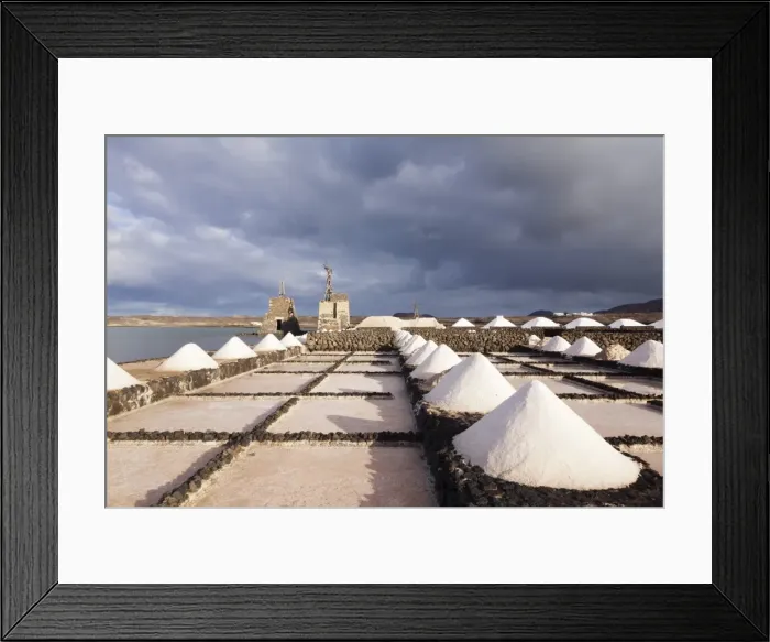Framed Print : Salinas de Janubio, Lanzarote, Canary Islands, Spain, Atlantic, Europe Framed Print : Salinas de Janubio, Lanzarote, Canary Islands, Spain, Atlantic, Europe