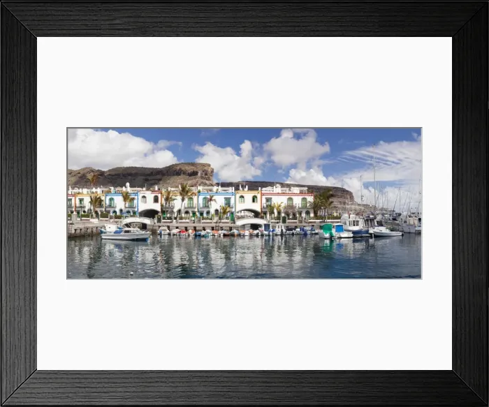 Framed Print : Puerto de Mogan, Gran Canaria, Canary Islands, Spain, Atlantic, Europe Framed Print : Puerto de Mogan, Gran Canaria, Canary Islands, Spain, Atlantic, Europe